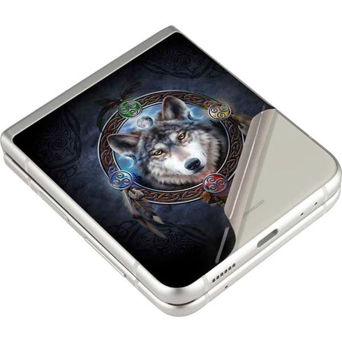 Brigid Ashwood Celtic Wolf Guide Galaxy Z Flip3 5G Skin